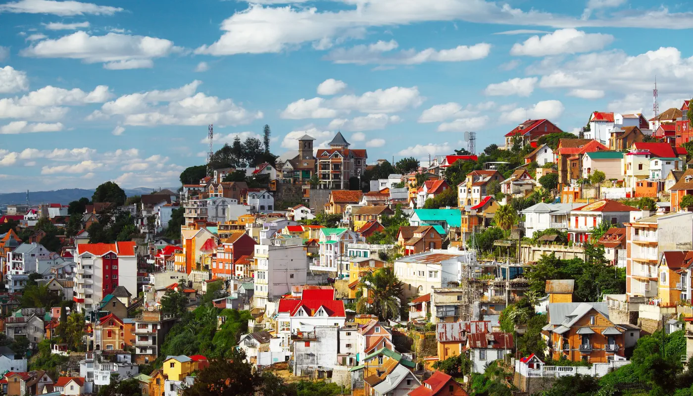 Garden stairs, Antaninarenina Antananarivo : a top-down piece